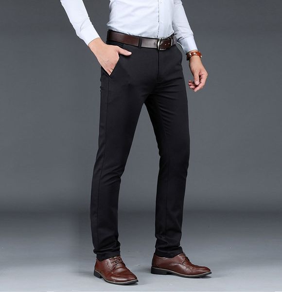 pantmen's business suit solid color stretch trousers loose meeting comfortable black blue pants 29-40
pantmen's business suit solid color stretch trousers loose meeting comfortable black blue pants 29-40