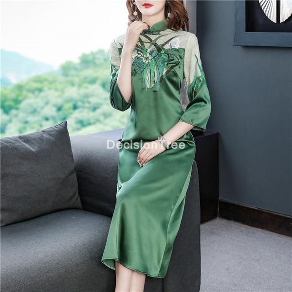 ethnic clothing 2021 chinese traditional qipao women lace flower embroidery dress retro cheongsam vintage elegant wedding vestido, Red
ethnic clothing 2021 chinese traditional qipao women lace flower embroidery dress retro cheongsam vintage elegant wedding vestido, Red