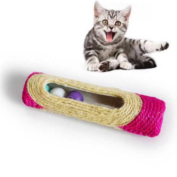 cat toys trainig kitten toy sisal tube with balls biting resistance exercise rolling scratch board grinding entertainment tool
cat toys trainig kitten toy sisal tube with balls biting resistance exercise rolling scratch board grinding entertainment tool
