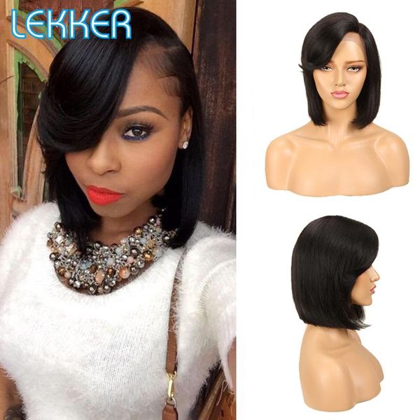 lace wigs lekker front part human hair wig with bangs for women short straight blunt cut bob ombre colored brazilian remy natural, Black;brown
lace wigs lekker front part human hair wig with bangs for women short straight blunt cut bob ombre colored brazilian remy natural, Black;brown