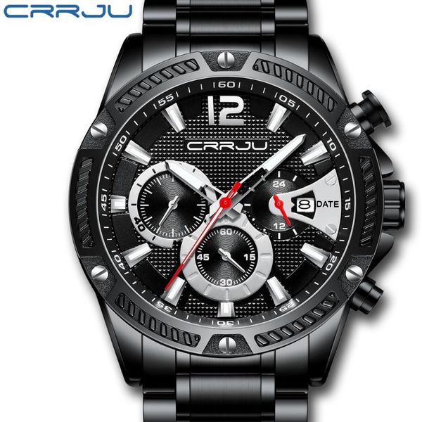 wristwatches crrju men watch quartz 30m waterproof sport stainless steel relogio masculino, Slivery;brown
wristwatches crrju men watch quartz 30m waterproof sport stainless steel relogio masculino, Slivery;brown