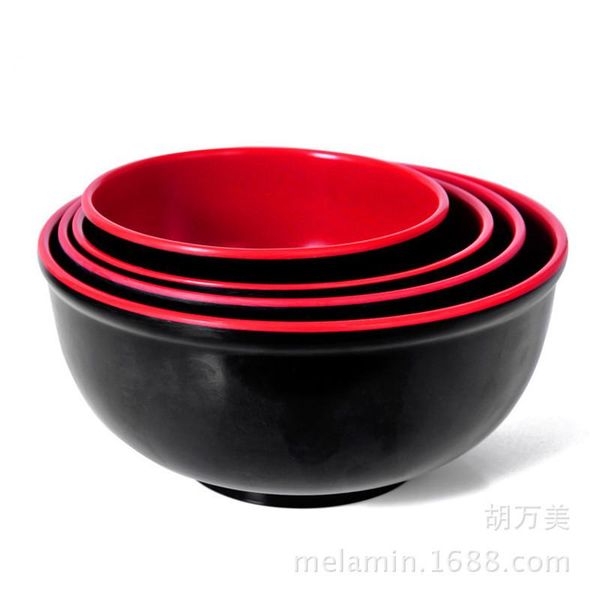 bowls sell instant noodles/steamed rice soup bowl of korean style melamine tableware in red and black
bowls sell instant noodles/steamed rice soup bowl of korean style melamine tableware in red and black