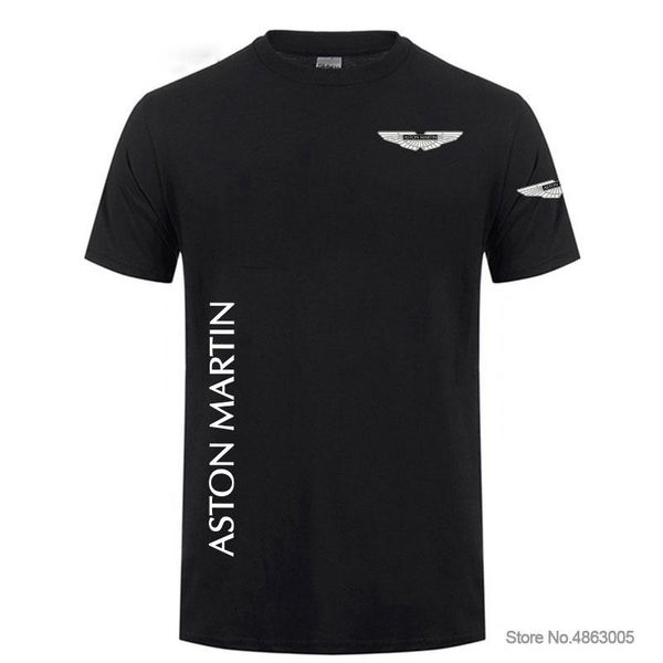 men's t-shirts men women summer short sleeve male female aston martin t-shirt size xs-3xl tees solid colour t shirt, White;black 
men's t-shirts men women summer short sleeve male female aston martin t-shirt size xs-3xl tees solid colour t shirt, White;black