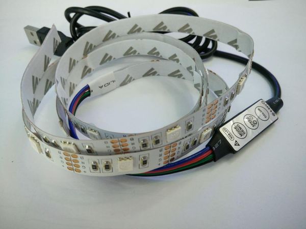 5pc/lot 0.5m/1m/2m/pc 5v usb led strip flexible rgb color changing light 16 indoor with 3 key mini controller strips
5pc/lot 0.5m/1m/2m/pc 5v usb led strip flexible rgb color changing light 16 indoor with 3 key mini controller strips
