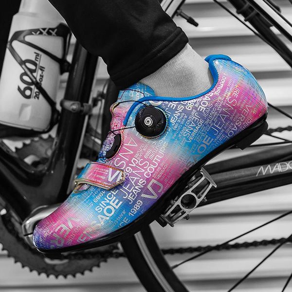 cycling footwear gthmb style men's bicycle shoes colorful professional mountain racing self-locking support drop, Black
cycling footwear gthmb style men's bicycle shoes colorful professional mountain racing self-locking support drop, Black