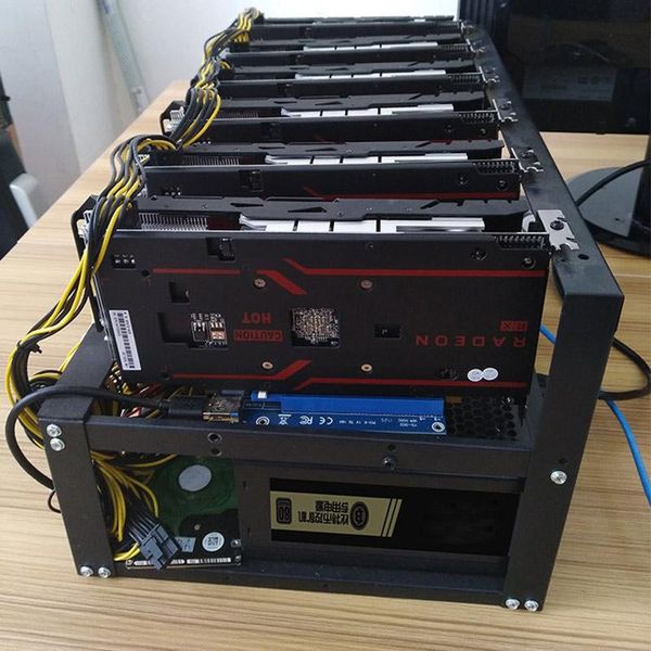 steel open air miner mining frame rig case up to 6 gpu for crypto coin currency c66 computer cables & connectors
steel open air miner mining frame rig case up to 6 gpu for crypto coin currency c66 computer cables & connectors