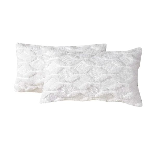 pillow case 2pcs soft plush decorative cushion covers luxury style throw cases shell for sofa bedroom white 12x20 inch
pillow case 2pcs soft plush decorative cushion covers luxury style throw cases shell for sofa bedroom white 12x20 inch