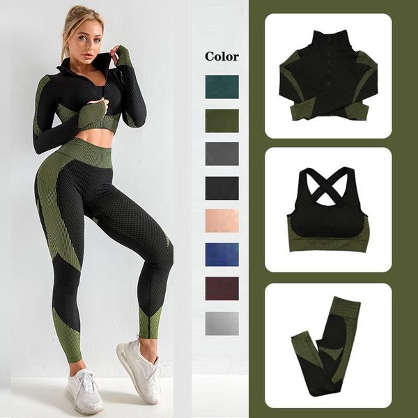 yoga outfit 2/3pcs women seamless set leggings bubble bupants female gym suit fitness sports wear running clothes workout sportswear
yoga outfit 2/3pcs women seamless set leggings bubble bupants female gym suit fitness sports wear running clothes workout sportswear