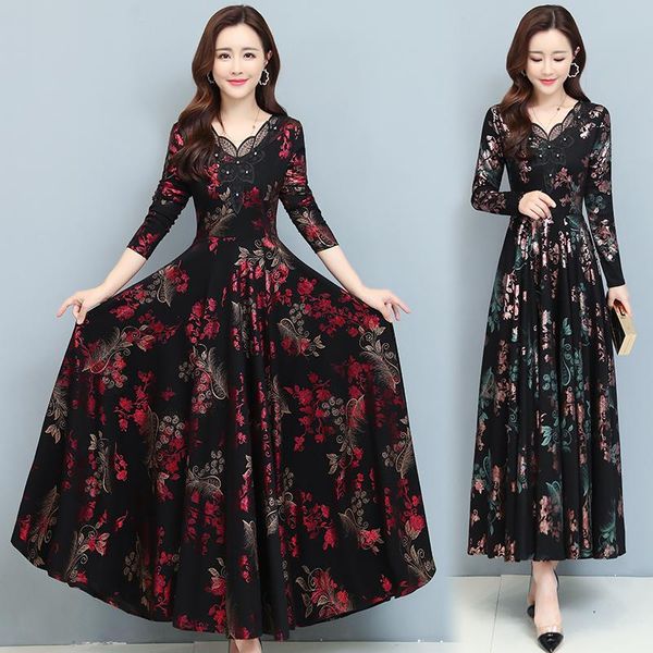 casual dresses 2021 autumn woman elegant high waist slim long sleeve printed dress comfortable red green clothing, Black;gray
casual dresses 2021 autumn woman elegant high waist slim long sleeve printed dress comfortable red green clothing, Black;gray