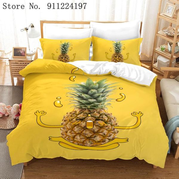 bedding sets cartoon pineapple printing set fruit duvet cover kids quilt luxury bedclothes microfiber bed linen
bedding sets cartoon pineapple printing set fruit duvet cover kids quilt luxury bedclothes microfiber bed linen