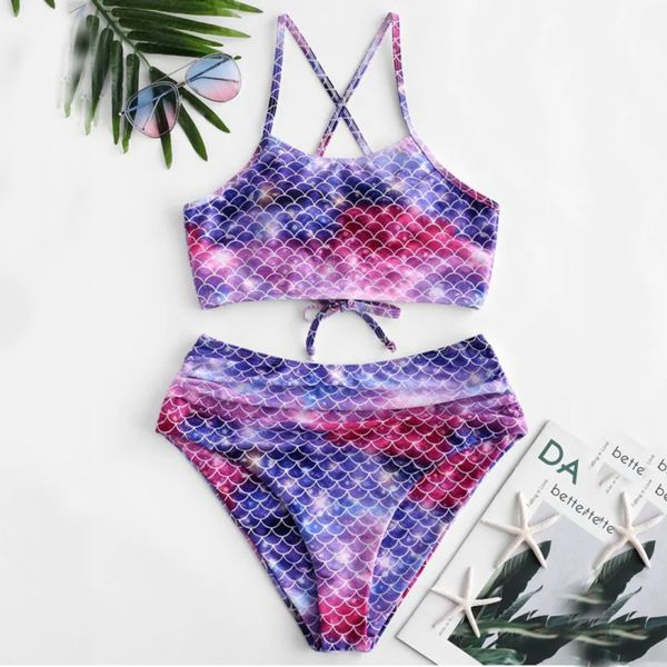 2021 new swimsuit female split fish scale bikini beach wear bikinis women swimwear biquini bathing suit maillot de bain femme xlin
2021 new swimsuit female split fish scale bikini beach wear bikinis women swimwear biquini bathing suit maillot de bain femme xlin