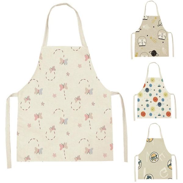 aprons wql2373 kitchen for women linen bibs household cleaning apron home waterproof chefs cooking baking child