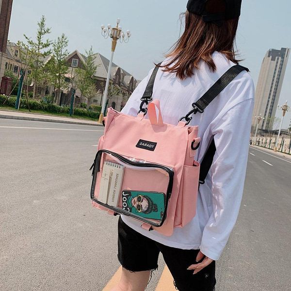 2020 student new transparent college bag trend backpack school summer large-capacity shoulder fashion multi-purpose acgjq
2020 student new transparent college bag trend backpack school summer large-capacity shoulder fashion multi-purpose acgjq