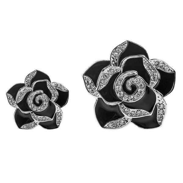 car air freshener auto -2pcs perfume clip diamond flower vent conditioner solid fragrance