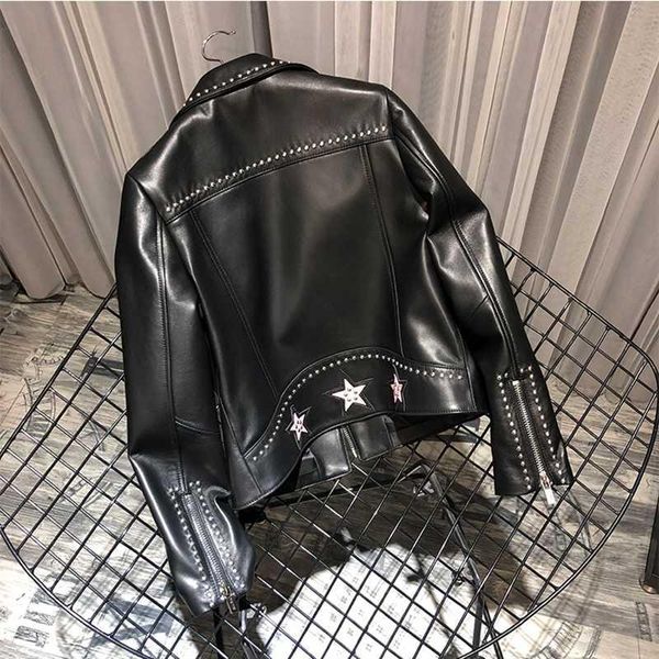 women's leather & faux women natural lambskin bomber biker jacket long sleeves 100% sheepskin coat h721, Black
women's leather & faux women natural lambskin bomber biker jacket long sleeves 100% sheepskin coat h721, Black
