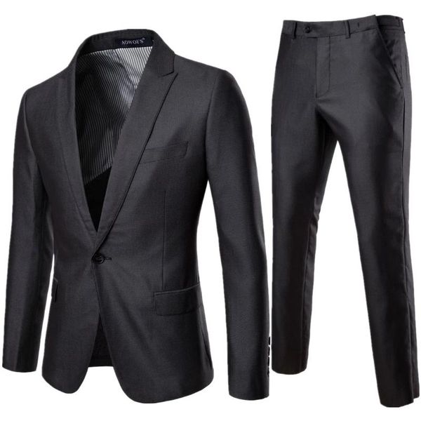 men's suits & blazers 2021 men clothes s-5xl good quality business leisure suit 2 pieces of groom's man wedding, White;black
men's suits & blazers 2021 men clothes s-5xl good quality business leisure suit 2 pieces of groom's man wedding, White;black