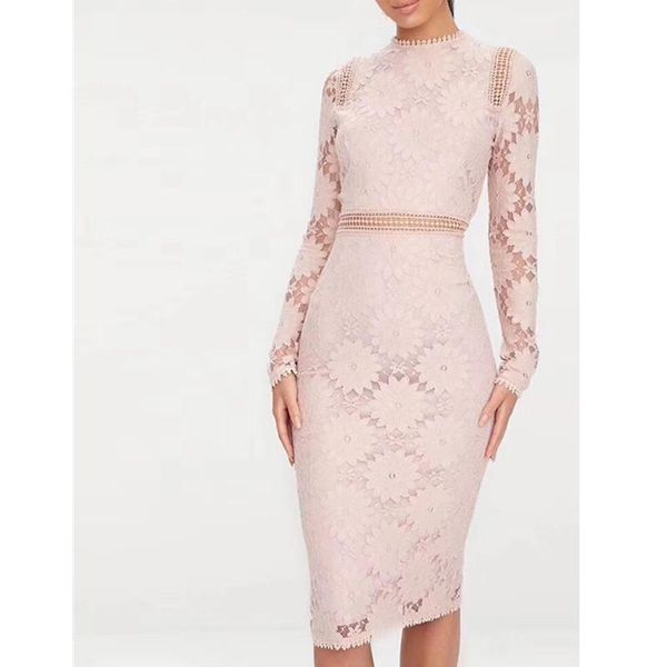 casual dresses long sleeve women bandage dress elegant high neck chic fancy sunflower lace bodycon party vestidos 2021, Black;gray
casual dresses long sleeve women bandage dress elegant high neck chic fancy sunflower lace bodycon party vestidos 2021, Black;gray