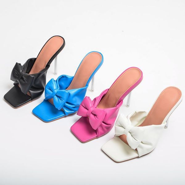 sandals butterfly-knot open toed crystal transparent thin heels women slippers pumps summers external wear r2ql, Black
sandals butterfly-knot open toed crystal transparent thin heels women slippers pumps summers external wear r2ql, Black