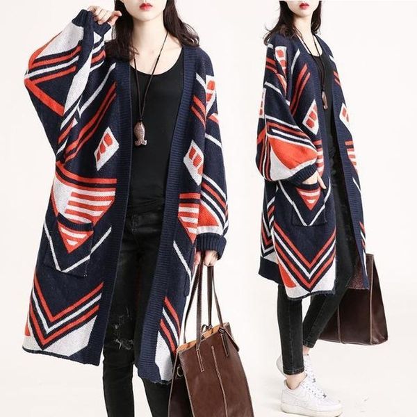 women's knits & tees autumn and winter style literary plus size fat mm loose fashion cloak wild cardigan sweater jacket, White
women's knits & tees autumn and winter style literary plus size fat mm loose fashion cloak wild cardigan sweater jacket, White