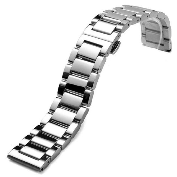 watch bands 20mm 22mm 24mm luxury silver solid stainless steel band bracelet women men wrist replace strap + spring bars, Black;brown
watch bands 20mm 22mm 24mm luxury silver solid stainless steel band bracelet women men wrist replace strap + spring bars, Black;brown