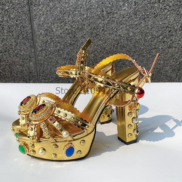 sandals women summer fashion platform size 34-42 super high chunky heels gold beaded wedding, Black
sandals women summer fashion platform size 34-42 super high chunky heels gold beaded wedding, Black