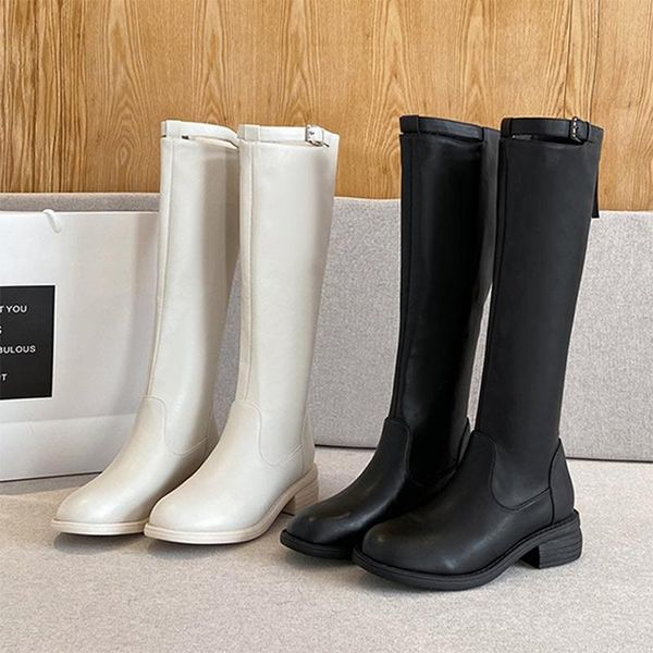 boots platform round toe female footwear autumn 2021 woman pu long ladies knee high slip on flats boot, Black
boots platform round toe female footwear autumn 2021 woman pu long ladies knee high slip on flats boot, Black