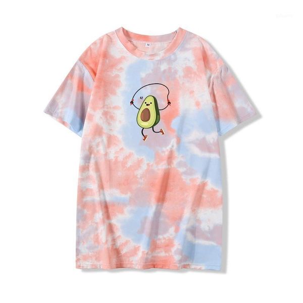 avocado rope skipping print pattern cute harajuku style tie dye t-shirt women summer korean personality all-match fashion women's, White
avocado rope skipping print pattern cute harajuku style tie dye t-shirt women summer korean personality all-match fashion women's, White