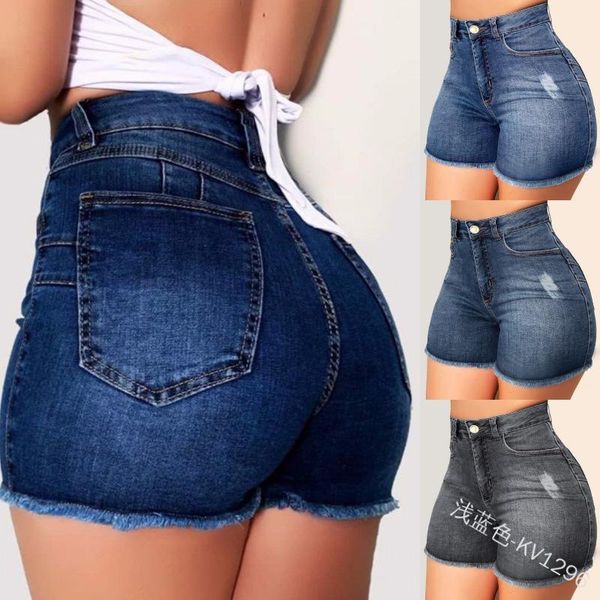 women's jeans wepbel women shorts summer high waist tight casual pocket ripped vintage fashion, Blue
women's jeans wepbel women shorts summer high waist tight casual pocket ripped vintage fashion, Blue