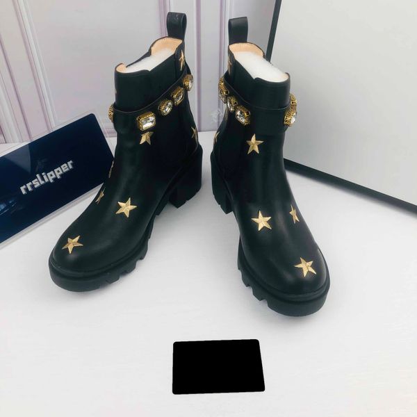 famous designer women boot thick-soled thick-heel martin boots leather bee star shoes desert winter outdoor ladies party buckle ankle shoes, Black
famous designer women boot thick-soled thick-heel martin boots leather bee star shoes desert winter outdoor ladies party buckle ankle shoes, Black