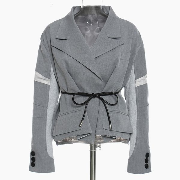 women's suits & blazers women reversible blazer autumn winter thick belted high street jacket coat 2021 d5zq, White;black
women's suits & blazers women reversible blazer autumn winter thick belted high street jacket coat 2021 d5zq, White;black
