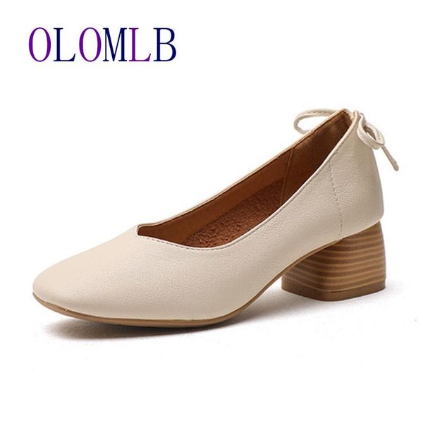 dress shoes 2021 high heels women pumps natural pu leather thick heel loafers real square toe ladies size 34-40 c031, Black
dress shoes 2021 high heels women pumps natural pu leather thick heel loafers real square toe ladies size 34-40 c031, Black