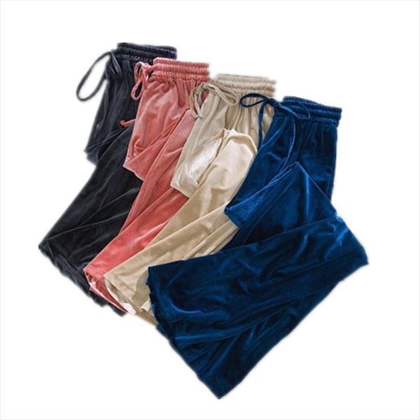 spring summer students korean loose women pant velvet wide leg high waist casual straight black mopping 3021 02, Black;white
spring summer students korean loose women pant velvet wide leg high waist casual straight black mopping 3021 02, Black;white