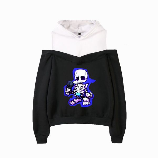 women hoodie friday night funkin hoodies off shoulder sweatshirt women's pullover harajuku streetwear 2021 video game fashion clothes, Black
women hoodie friday night funkin hoodies off shoulder sweatshirt women's pullover harajuku streetwear 2021 video game fashion clothes, Black