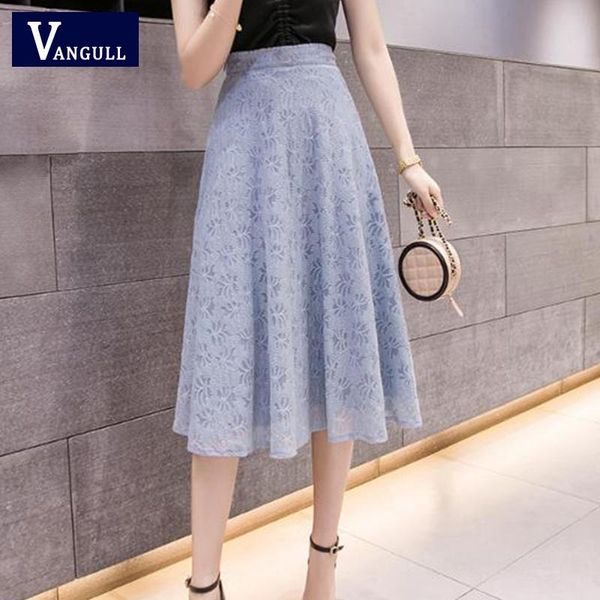 skirts vangull knee-length lace skirt women spring summer solid high waist plus size umbrella slim fashion office lady, Black
skirts vangull knee-length lace skirt women spring summer solid high waist plus size umbrella slim fashion office lady, Black