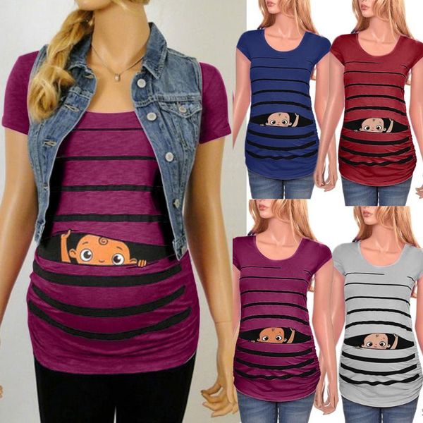 maternity & tees telotuny clothes for pregnant women cute fashion baby print striped short sleeve t-shirt summer, White
maternity & tees telotuny clothes for pregnant women cute fashion baby print striped short sleeve t-shirt summer, White