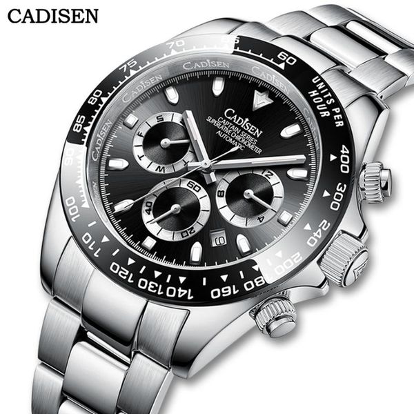 wristwatches cadisen brand men mechanical wristwatch sapphire day date ceramic bezel luxury automatic watch 100m waterproof for, Slivery;brown
wristwatches cadisen brand men mechanical wristwatch sapphire day date ceramic bezel luxury automatic watch 100m waterproof for, Slivery;brown