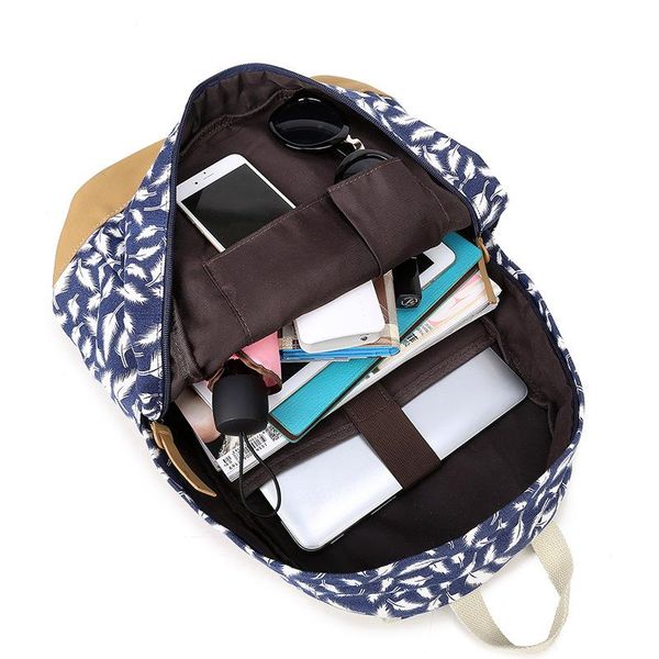backpack women leaves priting fashion large capacity canvas outdoors backpacks 
backpack women leaves priting fashion large capacity canvas outdoors backpacks