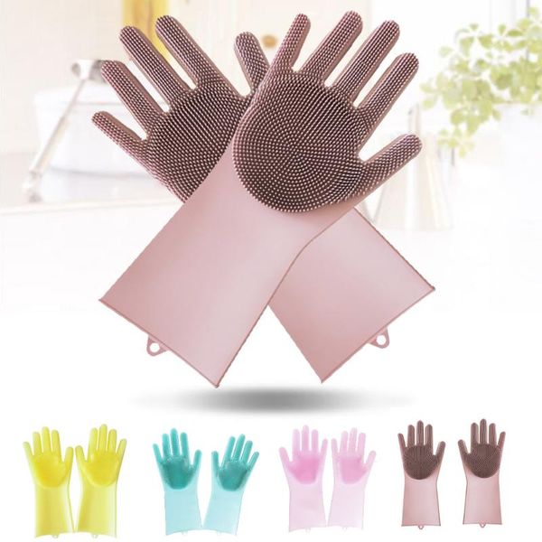 disposable gloves 1pair soft silicone dish washing eco-friendly scrubber cleaning accessory with brush clean tool
disposable gloves 1pair soft silicone dish washing eco-friendly scrubber cleaning accessory with brush clean tool