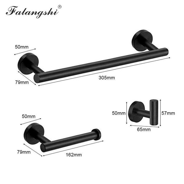 bath accessory set black bathroom towel bar rack holder robe hook clothes hanger toilet paper wall mount organization wb8862-1
bath accessory set black bathroom towel bar rack holder robe hook clothes hanger toilet paper wall mount organization wb8862-1