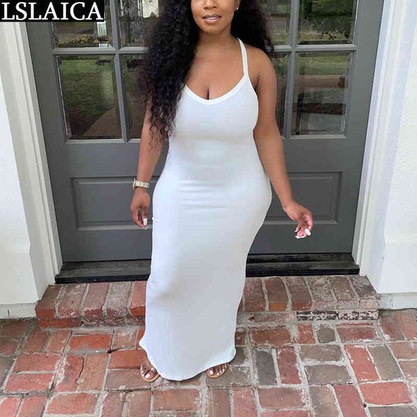 solid color suspender dress women high waist fashion elegant long party dresses summer chic evening night clubwear robe 210520, Black;gray
solid color suspender dress women high waist fashion elegant long party dresses summer chic evening night clubwear robe 210520, Black;gray