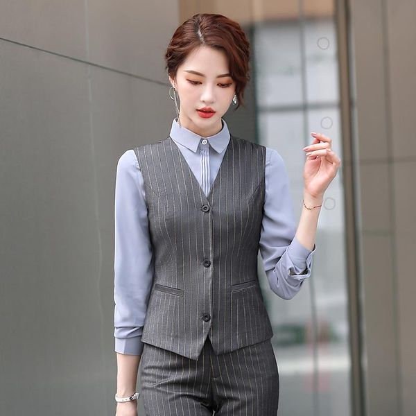 women's vests novelty striped women formal ol styles vest & waistcoat spring fall autumn female blazers business work wear clothes, Black;white
women's vests novelty striped women formal ol styles vest & waistcoat spring fall autumn female blazers business work wear clothes, Black;white
