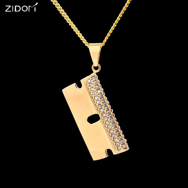 gold color stainless steel hip hop iced out blade pendant necklaces fashion 60cm long cuban chain hiphop necklace men jewelry, Silver
gold color stainless steel hip hop iced out blade pendant necklaces fashion 60cm long cuban chain hiphop necklace men jewelry, Silver