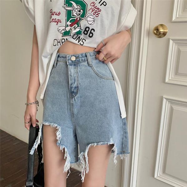 women's shorts hzirip blue chic fashion hole slim casual high waist summer 2021 korean girl thin all-match wide-leg female denim, White;black
women's shorts hzirip blue chic fashion hole slim casual high waist summer 2021 korean girl thin all-match wide-leg female denim, White;black