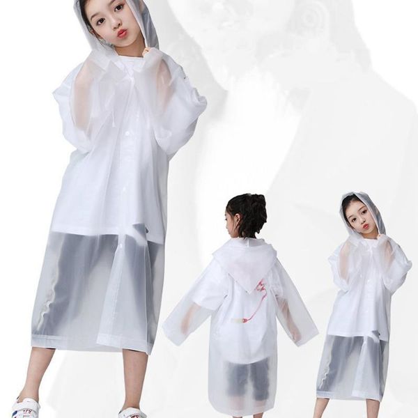 raincoats children's outdoor travel fashion raincoat thick transparent evc 
raincoats children's outdoor travel fashion raincoat thick transparent evc