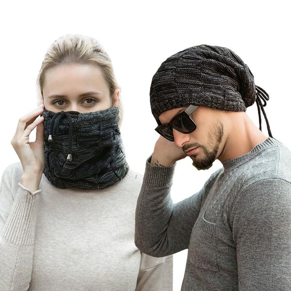 in 1 multifunctional scarf women men winter thermal fleece scarfs snood neck warmer face mask beanie hats cycling caps & masks, Black 
in 1 multifunctional scarf women men winter thermal fleece scarfs snood neck warmer face mask beanie hats cycling caps & masks, Black