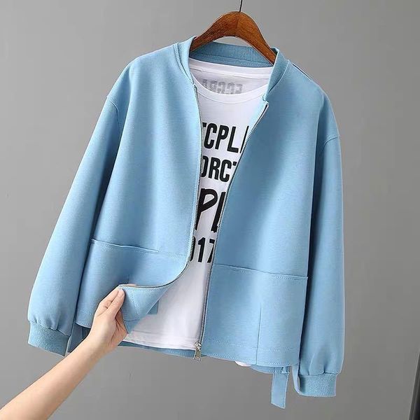women's jackets baseball jacket short 2021 spring and autumn korean loose student casual versatile ins tide, Black;brown
women's jackets baseball jacket short 2021 spring and autumn korean loose student casual versatile ins tide, Black;brown