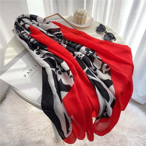 scarves 2021 cotton scarf women design print hijab foulard pashmina shawl wrap lady fashion spring beach stoles bandana, Blue;gray
scarves 2021 cotton scarf women design print hijab foulard pashmina shawl wrap lady fashion spring beach stoles bandana, Blue;gray