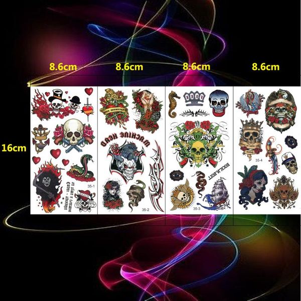 temporary tattoos 4pcs /set gun water tattoo heart tatoo kids hippocampus body snake temporaire homme dagger paper rose
temporary tattoos 4pcs /set gun water tattoo heart tatoo kids hippocampus body snake temporaire homme dagger paper rose