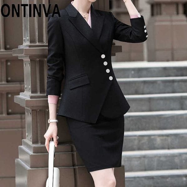 plus size 5xl women skirt suits blazers jackets work office lady black long sleeves suit slim business women professional wear 210927, White;black
plus size 5xl women skirt suits blazers jackets work office lady black long sleeves suit slim business women professional wear 210927, White;black