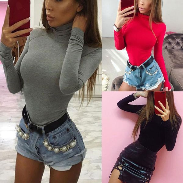 women's jumpsuits & rompers women high collar jumpsuit long sleeve slim bottoming sweater playsuit ik88, Black;white
women's jumpsuits & rompers women high collar jumpsuit long sleeve slim bottoming sweater playsuit ik88, Black;white